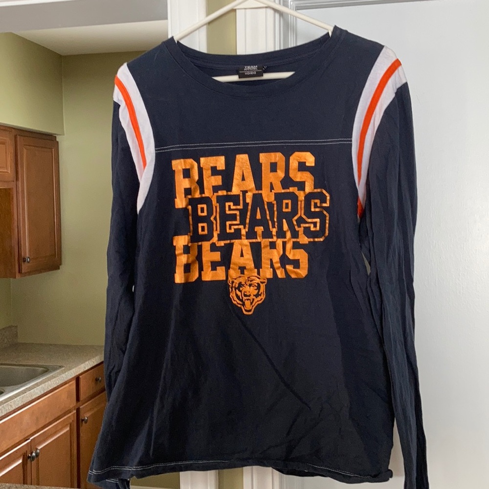 Bears shirt runs a size small